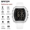 Sanda Men's Sports Watch - Luminous, 50M Waterproof, Electronic, Countdown Timer, Alarm, Calendar, Multifunction.