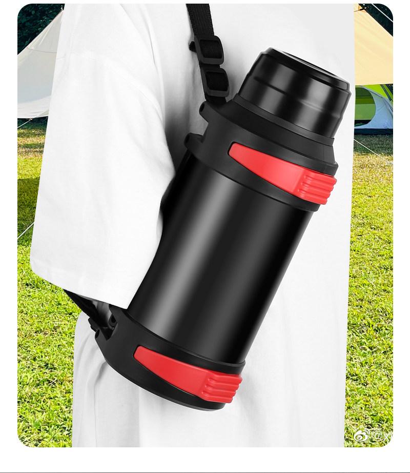 316 Stainless Steel Large Capacity Thermos Flask for Outdoor, Construction, Home Use - Portable Hot Water Bottle for Men and Women