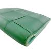 BOTTEGAVENETA leather cassette Bifold Wallet green leather Used