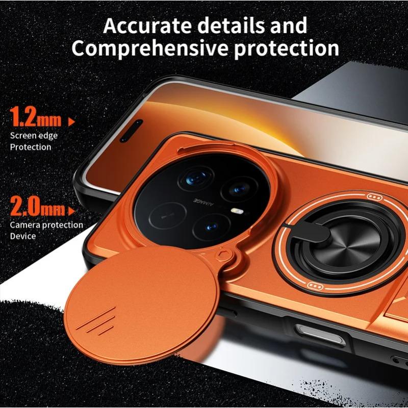 2 in 1 Ring Grip Magnetic Case for Honor Magic 8 Pro 7 6 Lite X9d X9c X9b X8 X8c X7b X7c X6c Car Mount Holder Shockproof Cover