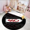 1PC round rug Fc Crest Design Printed Round Area Rug ,Rug For Home Office, Round Chair Rug, Decorative Carpet Fan gifts Christmas gift
