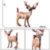 Cross-Border Christmas Wildlife Toy Set: White-tailed & Sika Deer Static Model