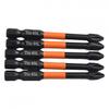 Screwdriver Bit 5 Pcs 62HRC Alloy Steel Cross Screwdriver