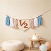 Boho-style Party Decorations 6 Month High Chair Banner High Quality Birthday Banner  Photo Shoot