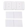 5Pcs Reusable Hanging Shelf Hook Wall Storage Rack Fixing Patch Strong Adhesive Holder For Kitchen Bathroom Gadget