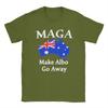 For Australia sake Make Albo Go Away Men T Shirt  Novelty Tee Shirt Short Sleeve Crewneck T-Shirts Plus Size Clothing
