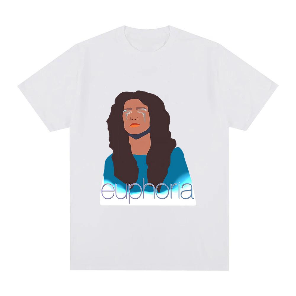 Euphoria Season TShirt Ropa De Mujer Casual Oneck Tshirts WomenUnisex Summer Cotton Camisetas Fashion Unisex Cartoon Print Tees