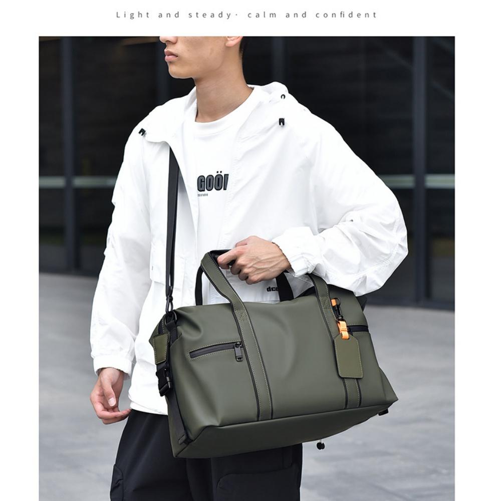 Spring New Short Distance Travel Bag Wear-resistant Oxford Business Trip Men's Handbags Outdoor Multifunctional Sports Fitness Slant Span Duffel Bag