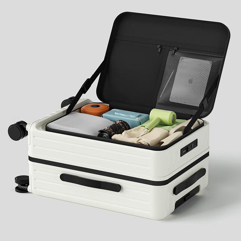 Li Shen Women s Expandable Side-Opening Travel Luggage 24 Inch