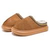 Cross-border Foreign Trade Wholesale Slippers Women's Autumn and Winter Ethnic Wind Cotton Drag Home Couple Warm Thick-bottomed Cotton Slippers