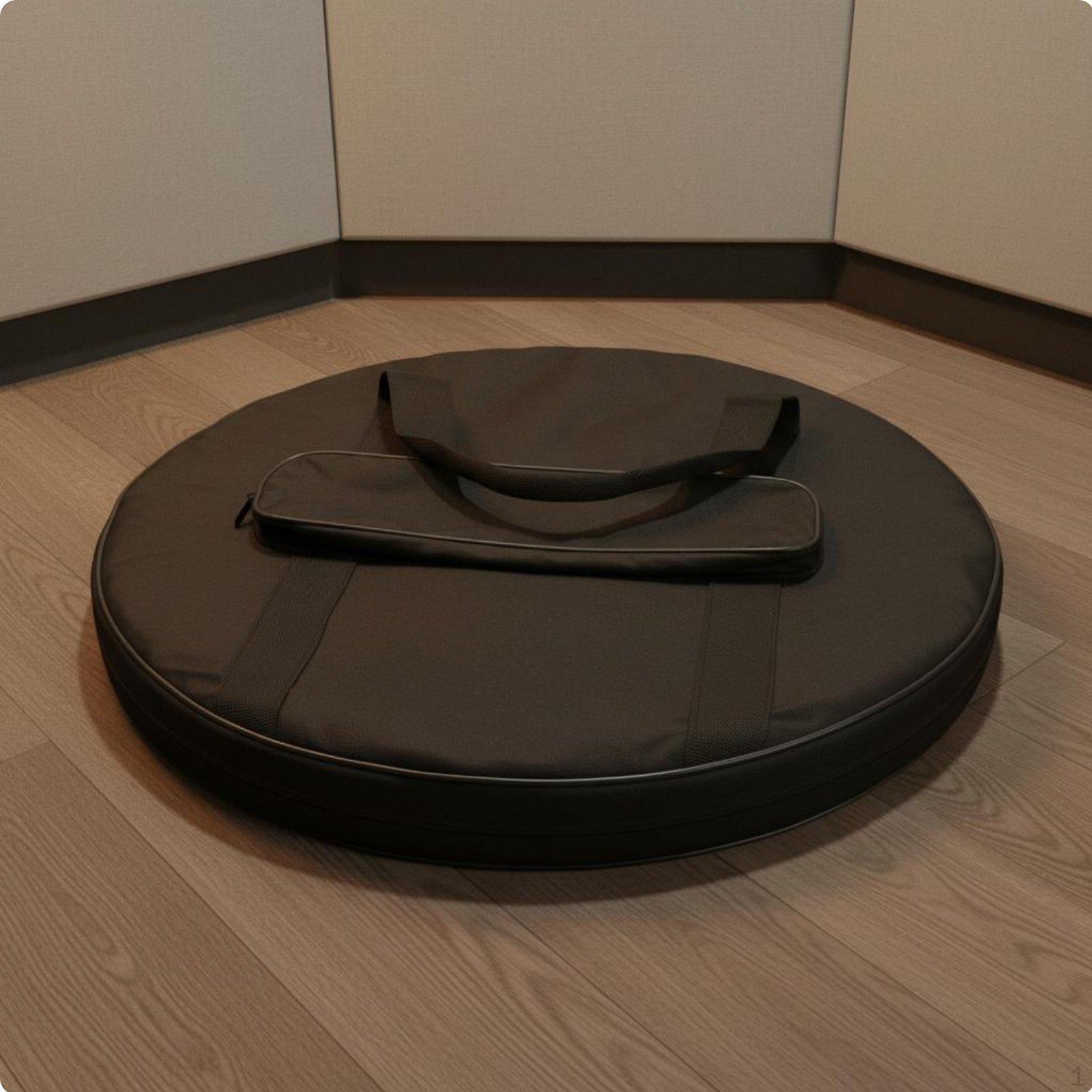Padded Gong Bag Shockproof Hand Drum Cymbal Carrying Case for Sound Healers, Percussionists,