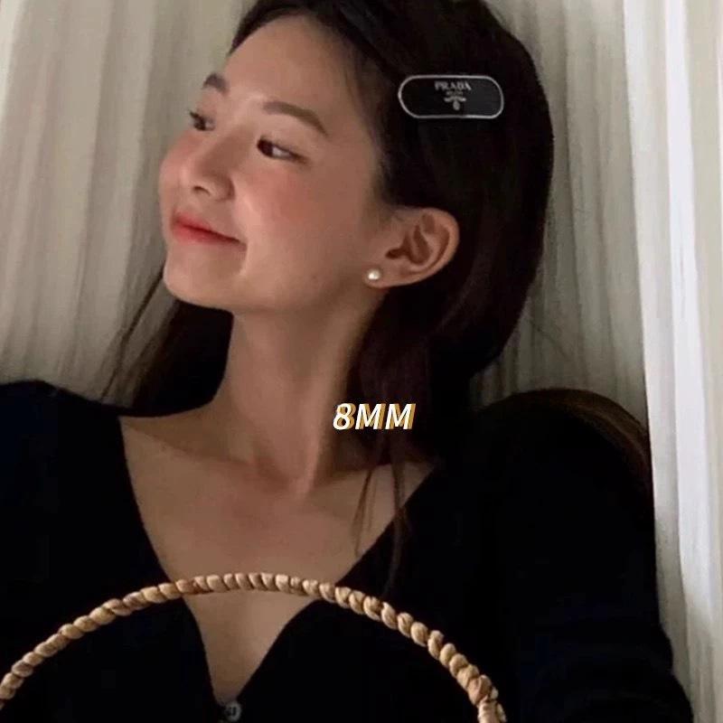 Cercei cu perle pentru femei, cercei noi de înaltă calitate, cercei nișă de lux ușor