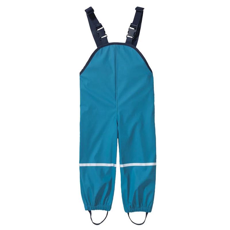 

Детские водонепроницаемые тонкие дождевые штаны-нагрудники для мальчиков и девочек - Защита от погоды для всего тела от малышей до детского сада 98/104