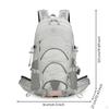 Hiking Backpack Lightweight Camping Breathable Daypack Black