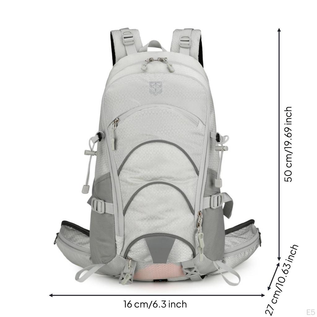 Hiking Backpack Lightweight Camping Breathable Daypack Black