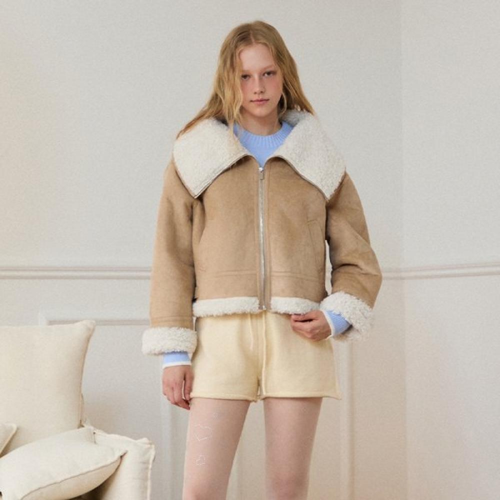 

Egoist Big Collar Fake Mustan Jacket Er4omz01 GE/66