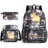 Capybara Animal Print 3Pcs Student Bookbag Set Shoulder Bag Pencil Case Children School Bag for Boys Girls Lightweight Daypack