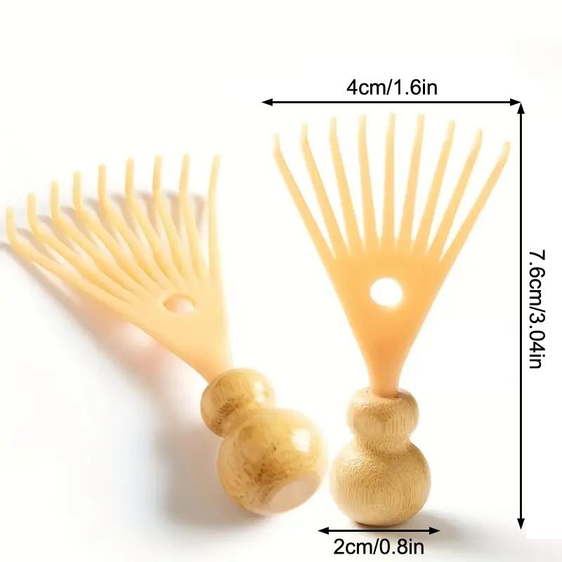 Kopfmassagegerät Handheld Kopfhaut- und Schläfenmassagegerät Entspannende Massage und Kratzer zur Haarstimulation Haar-Entspannungswerkzeuge