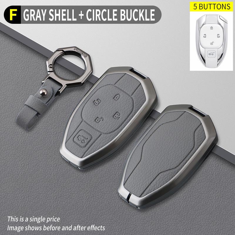 Key Cover for 23/24 GAC Trumpchi M8, Master E9MAX - High-End Buckle Shell for Men and Women.