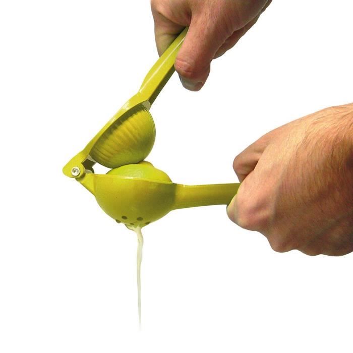 Presse-agrumes manuel - PRESSE-FRUIT - PRESSE LEGUME - Orange - 1 pièce - Efficacité optimale
