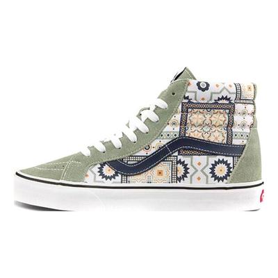 Sk8-Hi Reissue Marocká dlaždice Tmavě khaki Unisex tenisky VN0A4BV8688