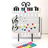 Whiteboard für Musiknoten Magnetisches Notenlese-Board Musik-Lehrtafel Für Klavierlehrer