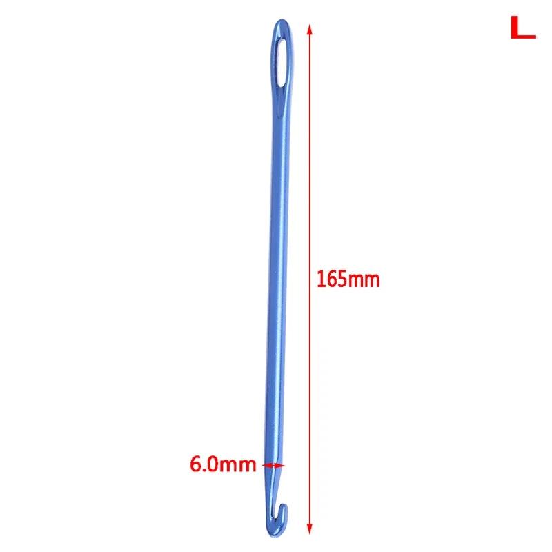 2.75/4/6MM 1PCS Aluminium Needles For Knitting DIY Tunisian Crochet Hooks Hand Knit Tool With an Eye Knitting Sewing Needles