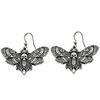 Halloween Novelty Moths Skull Earrings Drop Dangle Vintage Party Jewelry Women