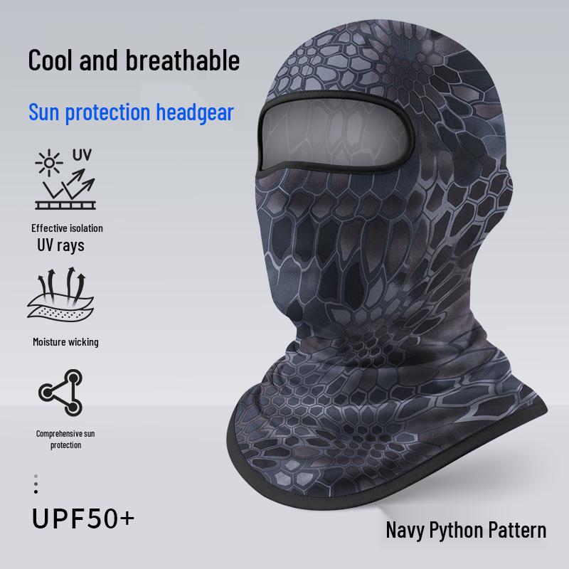 Grenzüberschreitender Gesichts- und Halsschutz-Pullover Eisseide Motorradmaske