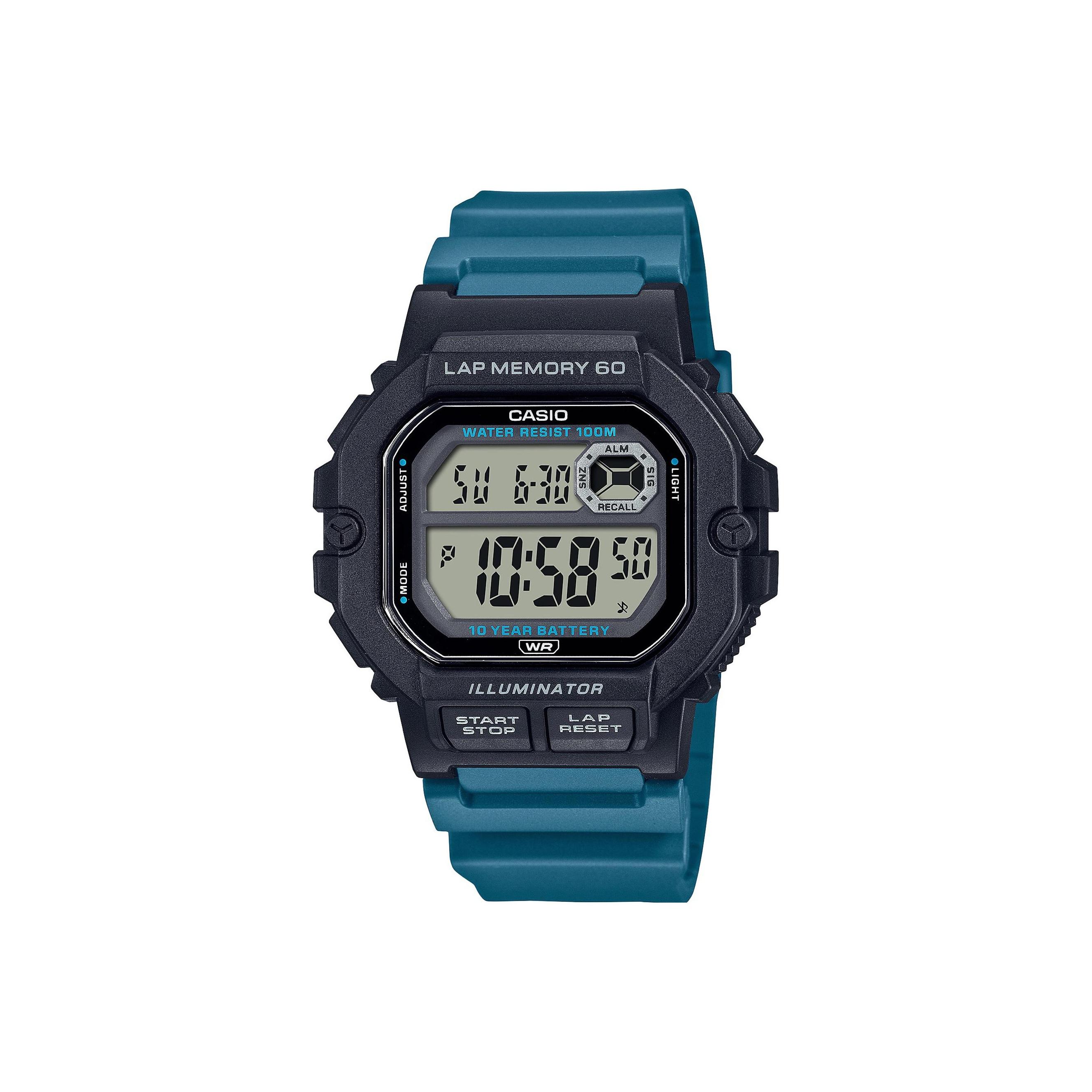 CASIO Digital WS 1400H 3A WS-1400H-3AVD Blue Strap