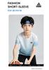 [Fashionable and Breathable] Peak Children's Outdoor Sports Gradient Printed Short Sleeve Youth Daily Versatile Comfortable Top
