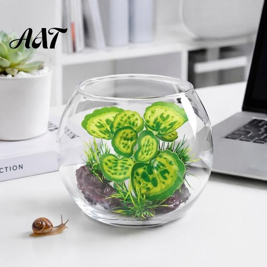 Betta Fish Hiding Spot Aquarium Artificial Plant, Realistic Plastic Plants, Underwater Faux Greenery, Decoration Tank Fake Aquatic Plants for Scenery