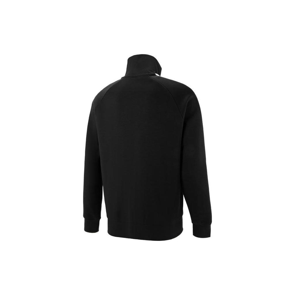Puma Colorblock Logo Print Sports Stand Collar Knit Jacket Men Jackets Black 620578-01