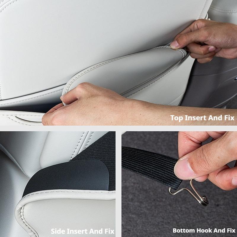 For Zeekr 7x Car Rear Seat Anti Kick Pads Anti-kick Seat Back Kick Protective Pads Protector Seat Back Protectorn Car Accessorie