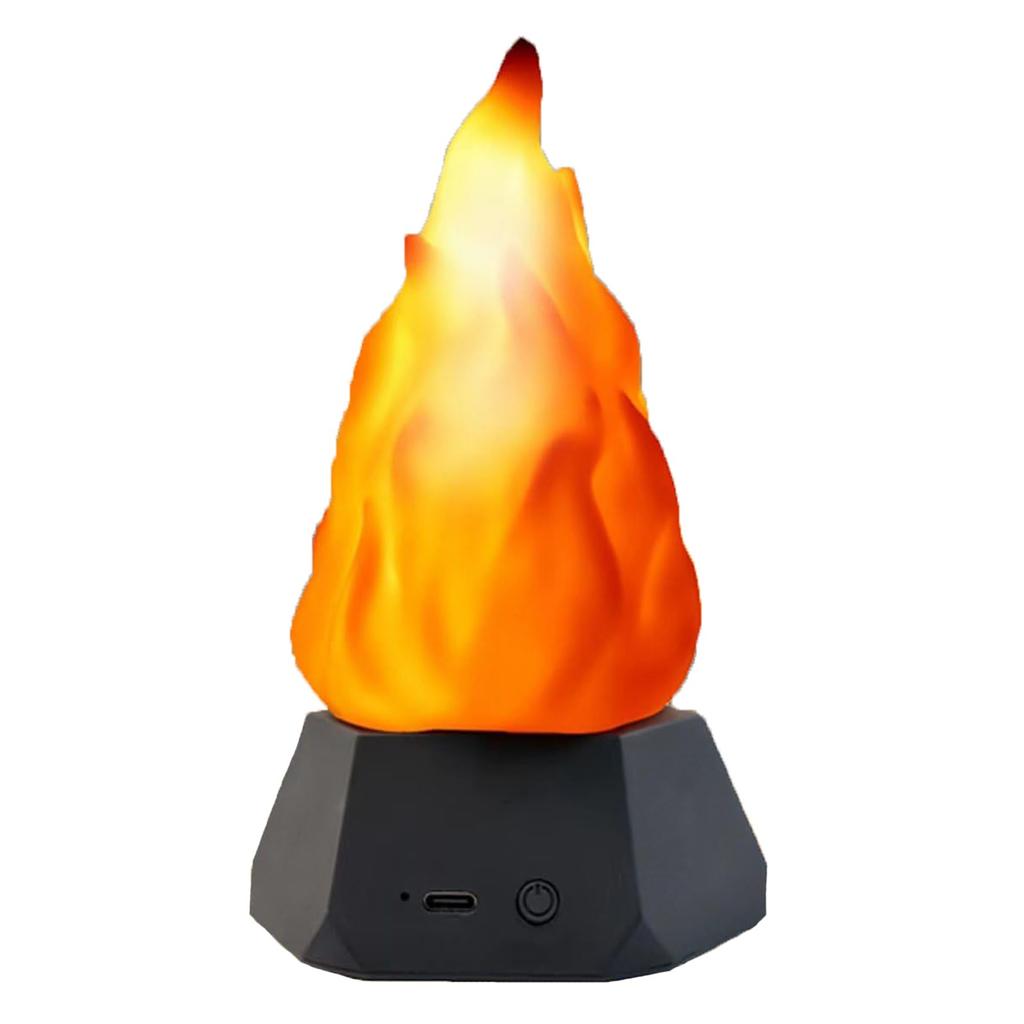 Flame Lamp 3-speed Mode Indoor Atmosphere Lamp Outdoor Camping Decorative Lamp Torch Lamp