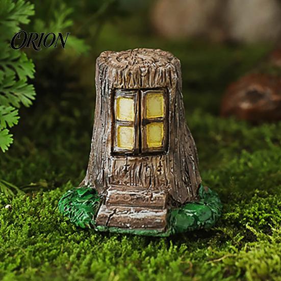 DIY Terrarium Decorations Mini Simulation Owl Resin Figurine, Lifelike Feather Texture Animal Statue, Weather-Resistant Micro Creative Scene