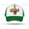 Narutoed Peaked Cap for Boy Anime Sasuke Print Hat Fashion Kid Adult Caps Breathable Summer Hat Fashion Cartoon Costume Matching