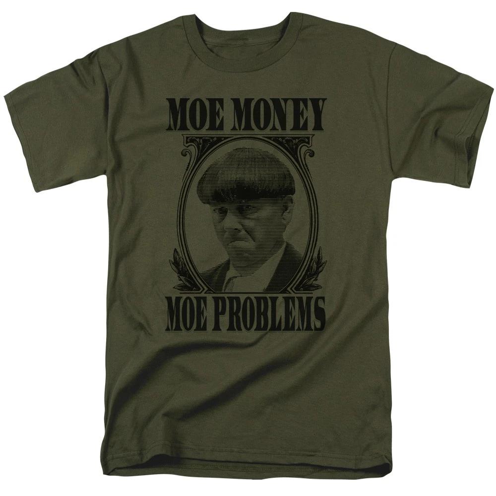 Three Stooges - Moe Money - Unisex Short Sleeve Children s T-shirt - Green 100