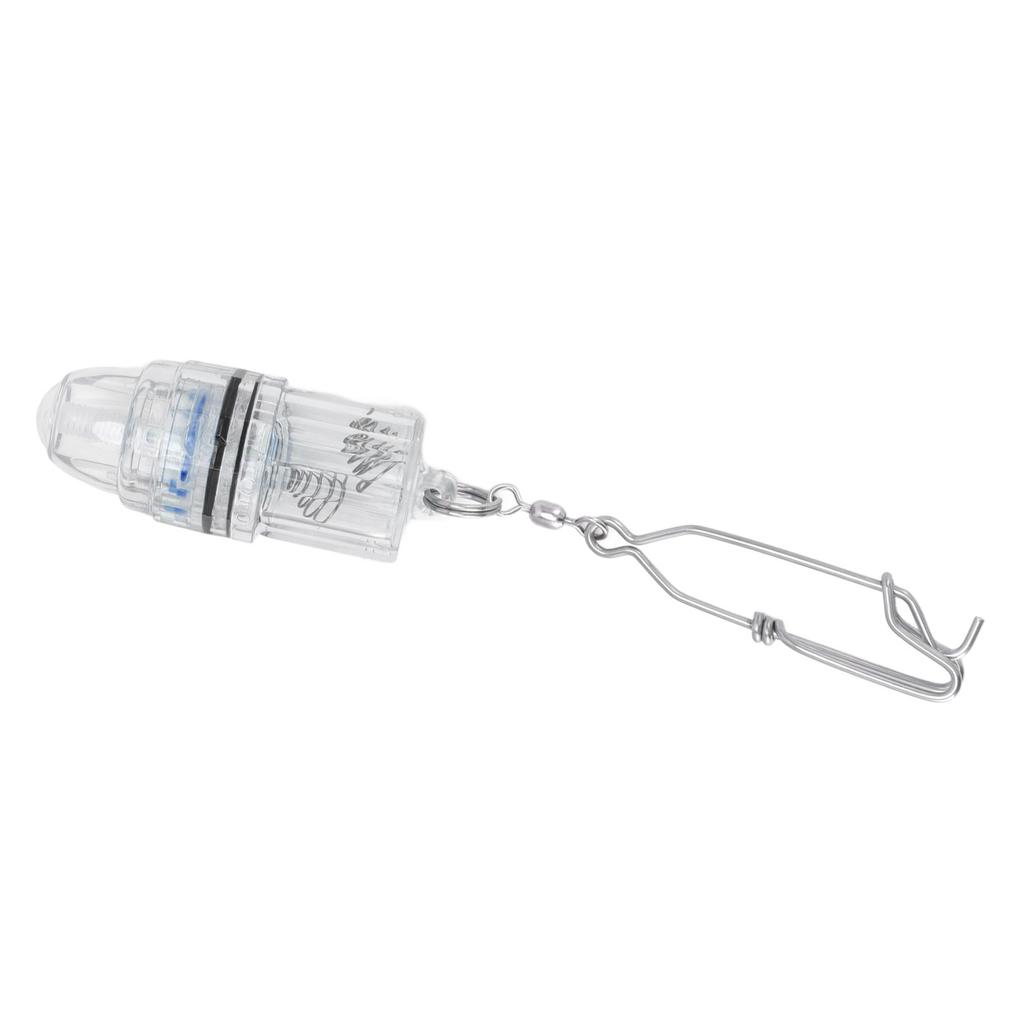 Fish Attracting Indicator Underwater Deep Drop LED Fish Lure Light with Metal Reinforced Large Pin Hook for Fishing Tool Blue