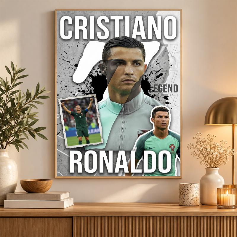 Cristiano Ronaldo Diamond Painting Kit 5D Full Drill DIY Diamond Mosaic Wall Art Home Decor