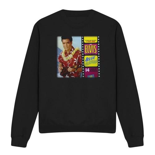 Elvis Unisex Adult Blue Hawaii Album Sweatshirt