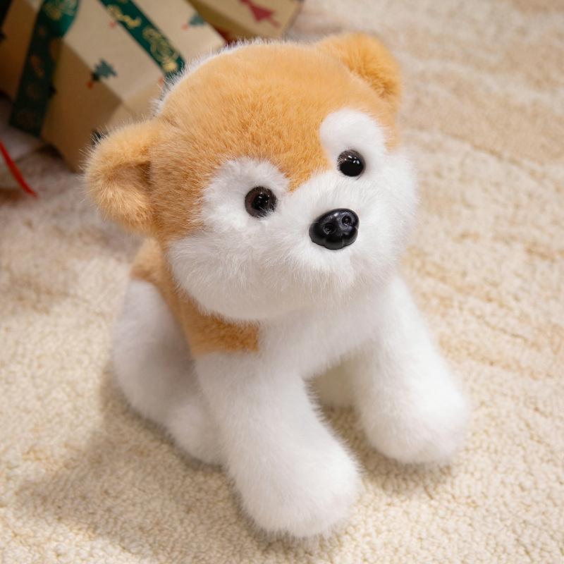 1Pc Lovely Teddy Chihuahua Schnauzer Bulldog Corgi Peluche Toy Stuffed Soft Animal Dolls Kawaii Puppy Toy Decoration