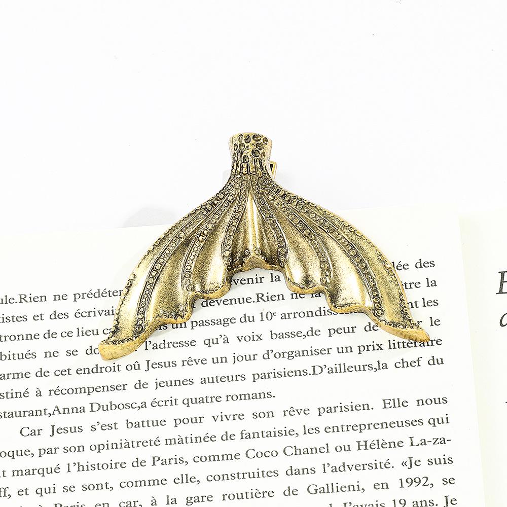 Fishtail Metal Bookmark Clip - Creative & Cute Photo Prop/Receipt Holder