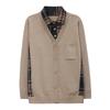 Lapel Button Down Shirt Sweater Women Autumn Winter Faux Two Piece Long Sleeve Knit Sweaters Jackets