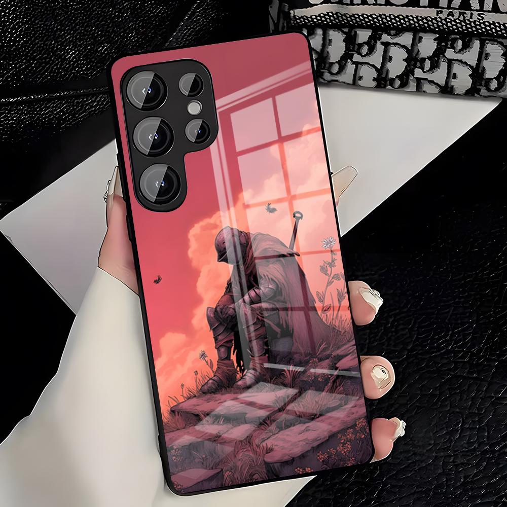 D-Dark S-Souls Game Phone Case For Samsung S26 S25 Plus S20 S20 Plus S22 Ultra S23 FE S21 Plus S21 Ultra Glass Cover