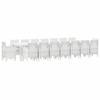 Garden Dining Set with Cushions 17 Pcs White PP