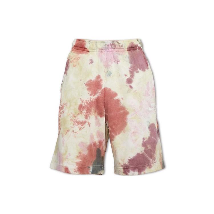 Nike Sportswear French Terry Casual Sports Shorts Camouflage Red Men s CZ7855-638 L