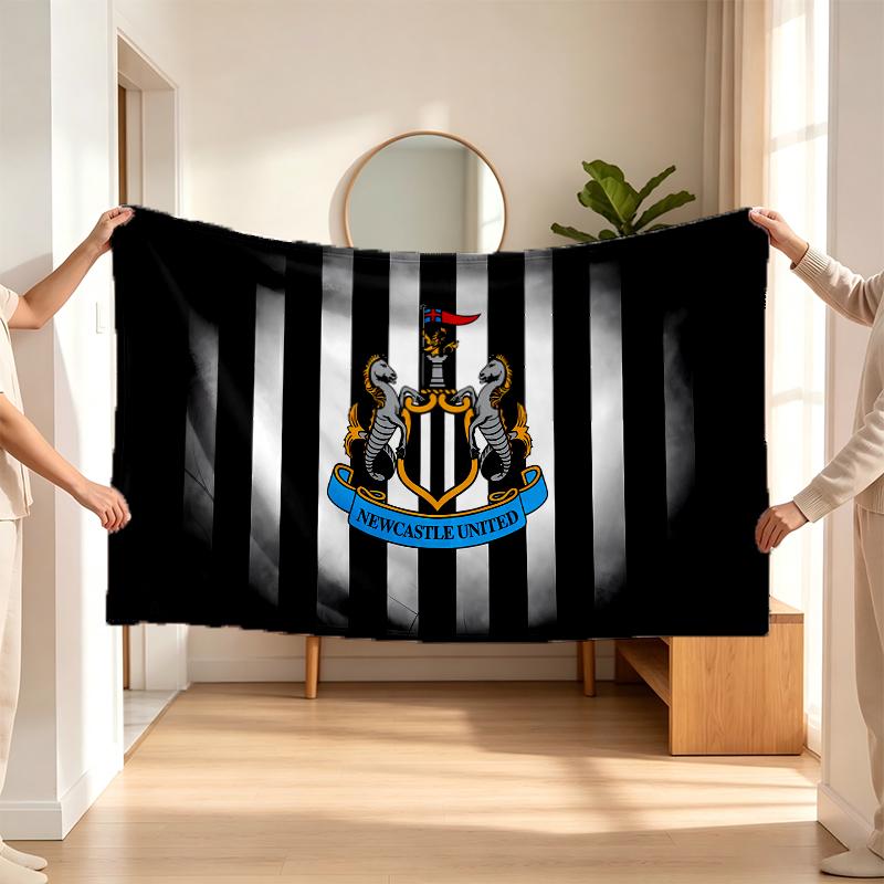 Newcastle United FC (1) Flaneldecke ein weicher Akzent für Schlafzimmer und Wohnzimmer und ein gemütliches Zuhause-Geschenk