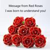 24K Plated Gold Dipped Rose Dried Flower with Gift Box and Dispaly Stand 55KF