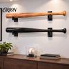 Sports Room Accessories 2PCS Acrylic Baseball Bat Display Stands, Wall Mount Space Saving Professional Rack Holders, Soft Lining Protection Organizers